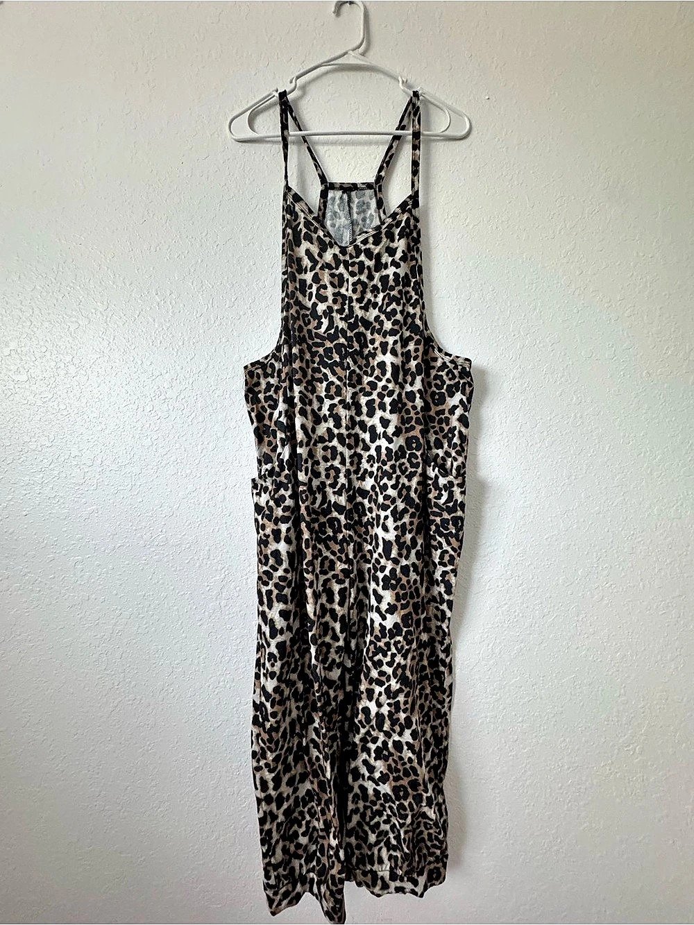 Snow Leopard Overalls Jumpsuit